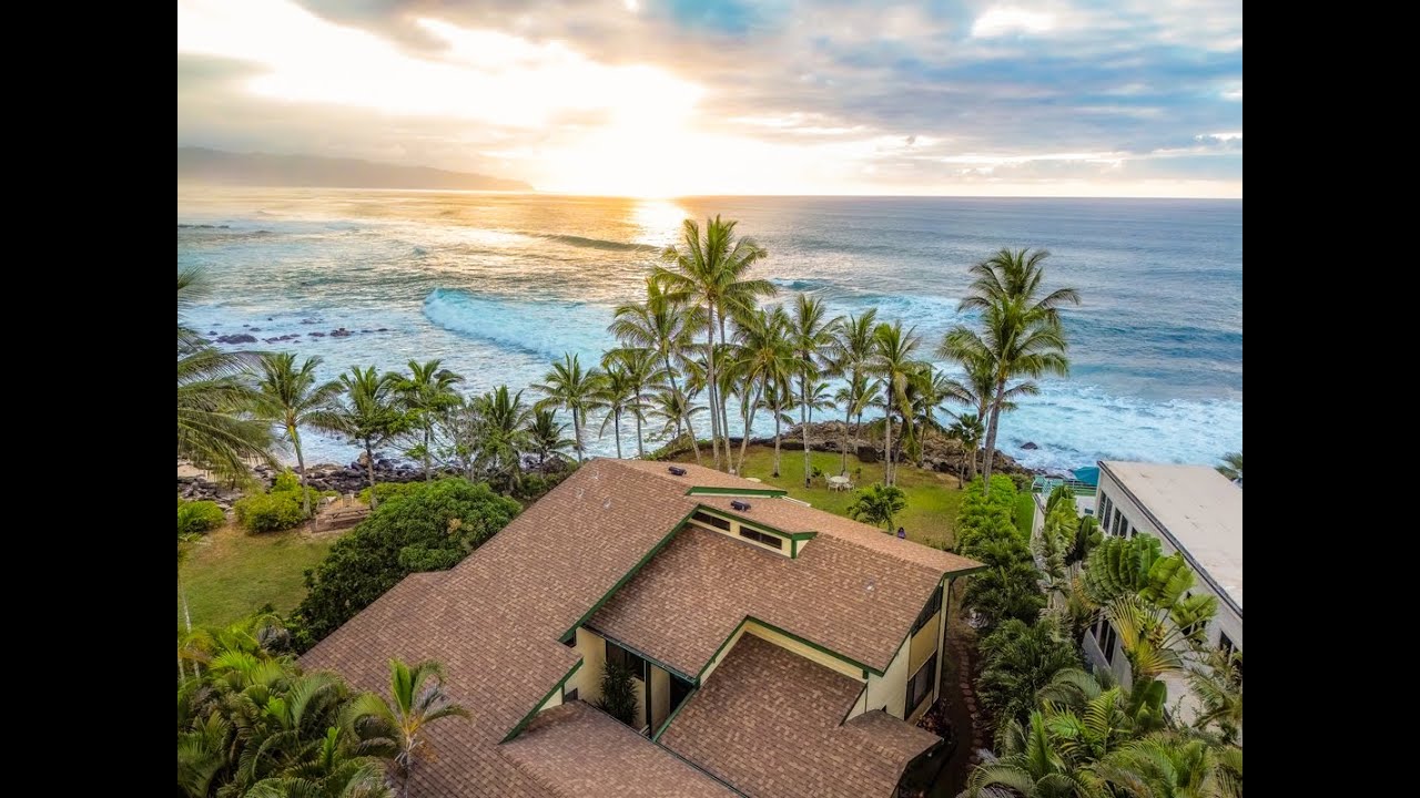 Oceanfront Dream Home in North Shore Hawaii 🌊 | Luxury Living Near Waimea Bay!