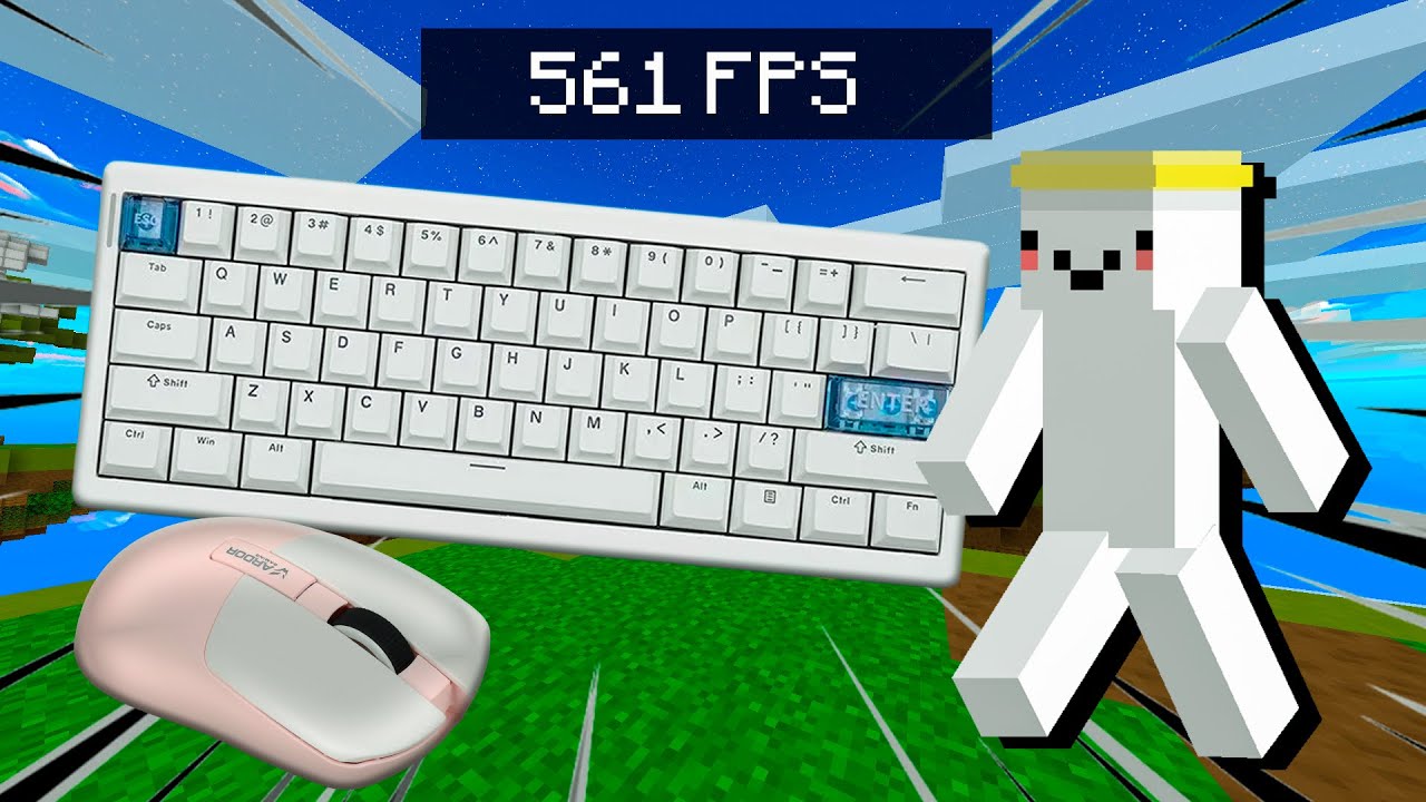 BedWars ASMR – Best Gaming Keyboard cidoo qk61 v2! БЕДВАРС АСМП - ЛУЧШАЯ ИГРОВАЯ КЛАВИАТУРА