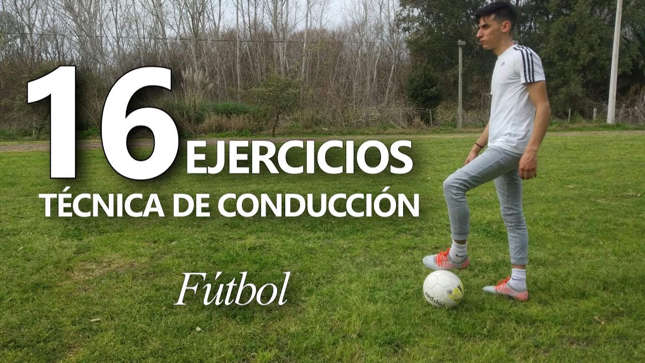 16 EJERCICIOS INDIVIDUALES - Entrenamiento de la técnica para mejorar la conducción ⚽