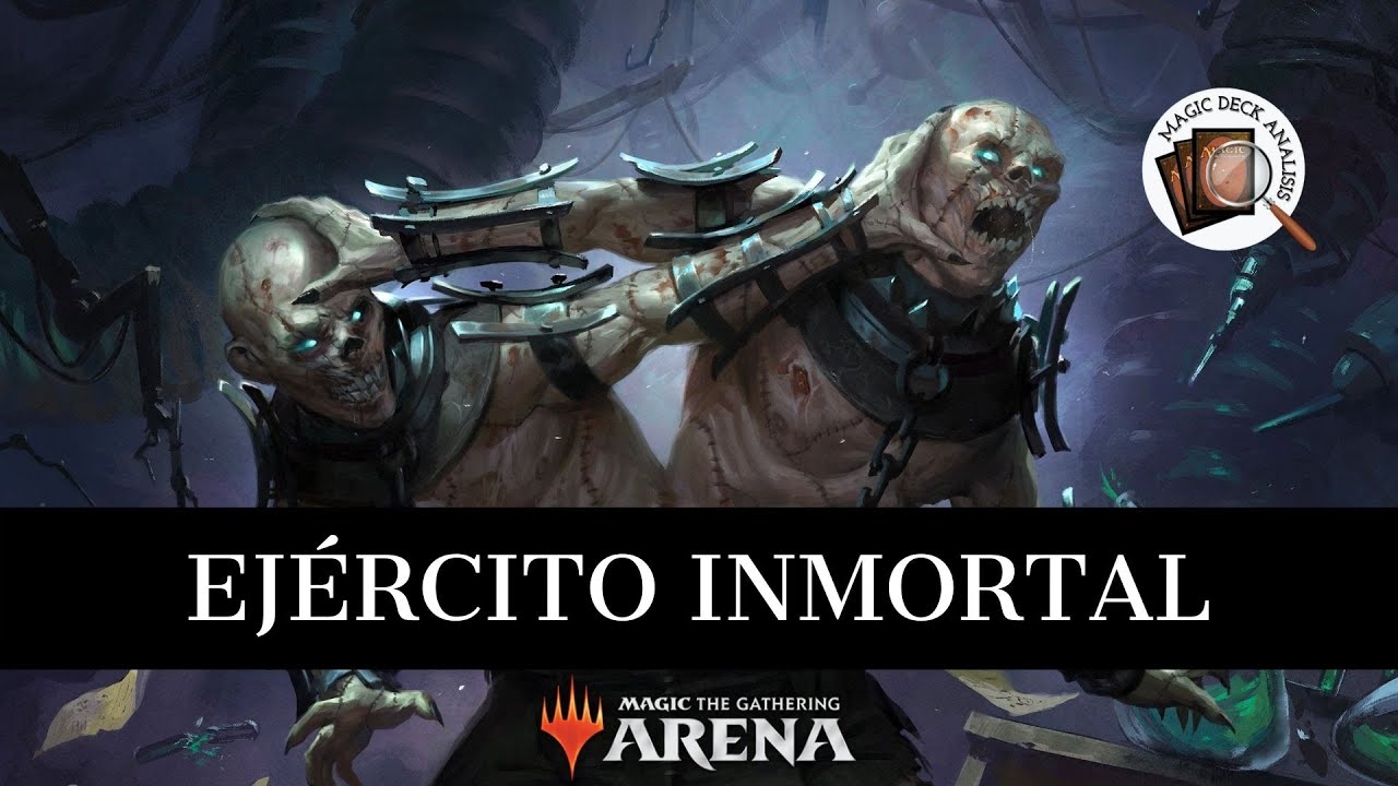 Ejército Inmortal | Dimir Zombies | Magic Arena Standard | MTG Arena | Video incluye versión básica