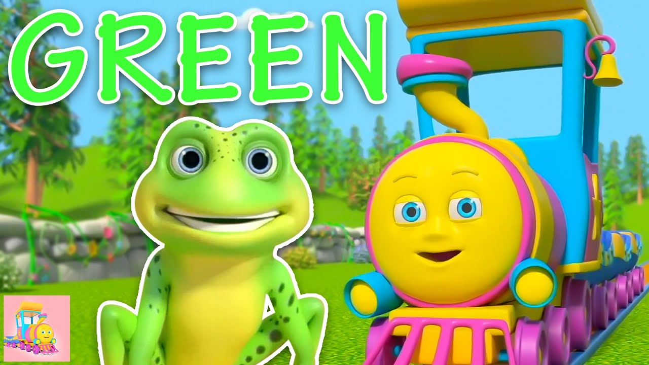 Canzone del Colore Verde Canta e Impara Video Educativo per Bambini Piccoli