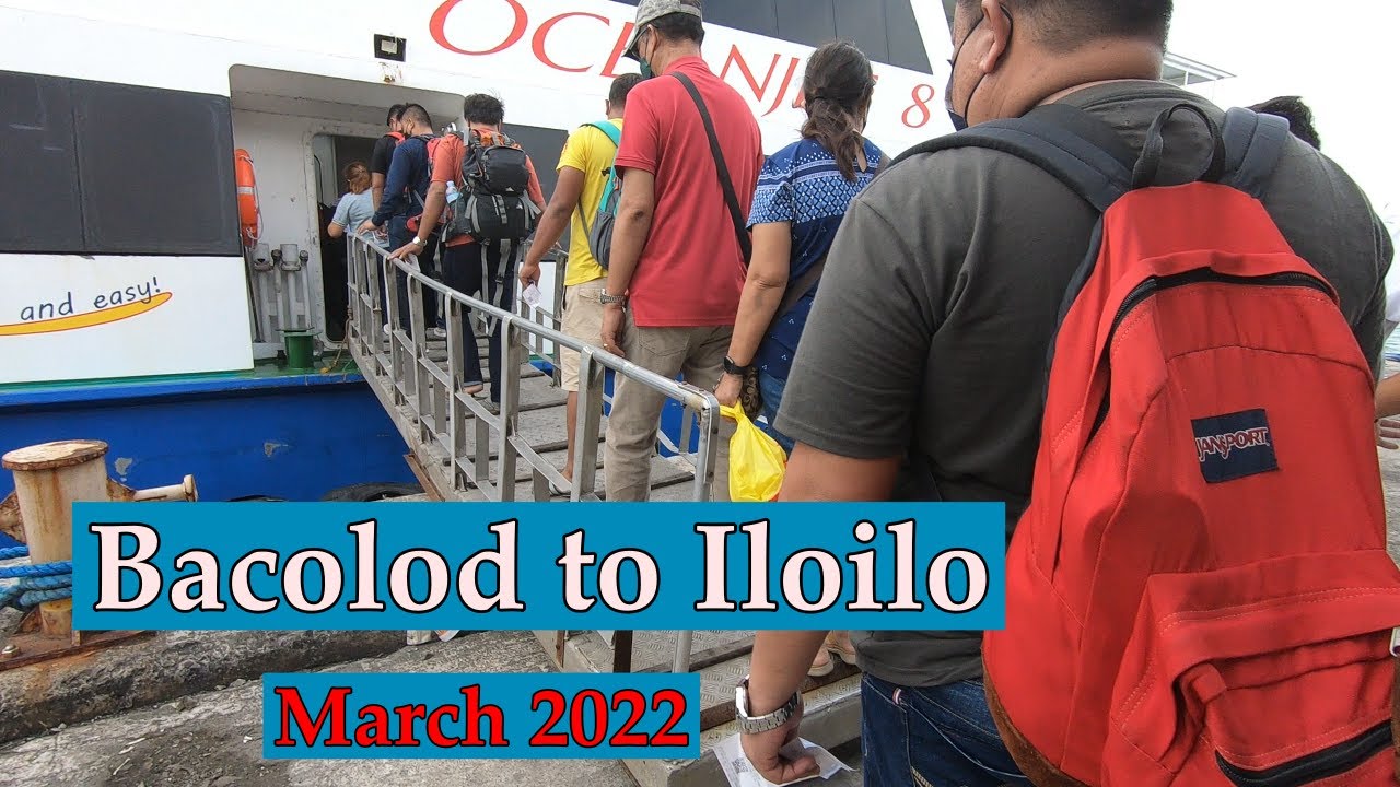 TRAVELING FROM BACOLOD TO ILOILO AND WALK ALONG FESTIVE WALK ILOILO