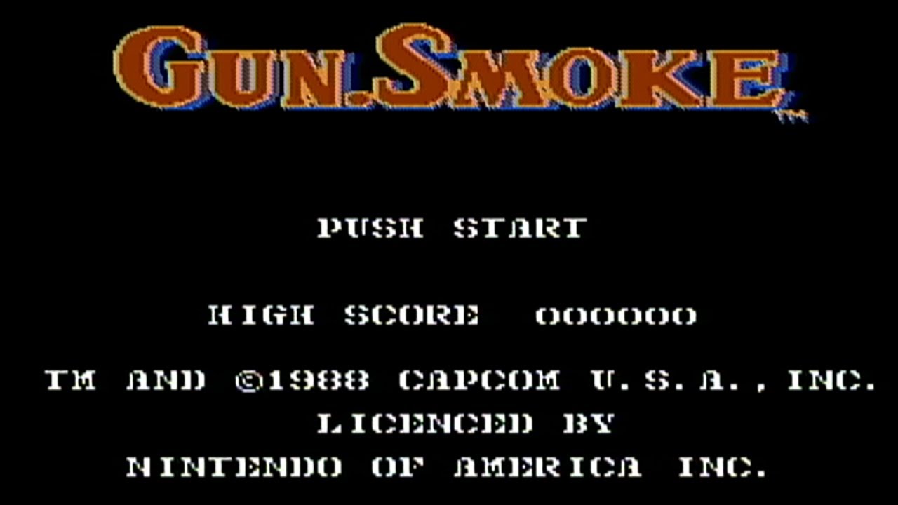 Gun.Smoke (Capcom, 1988) - NES Gameplay