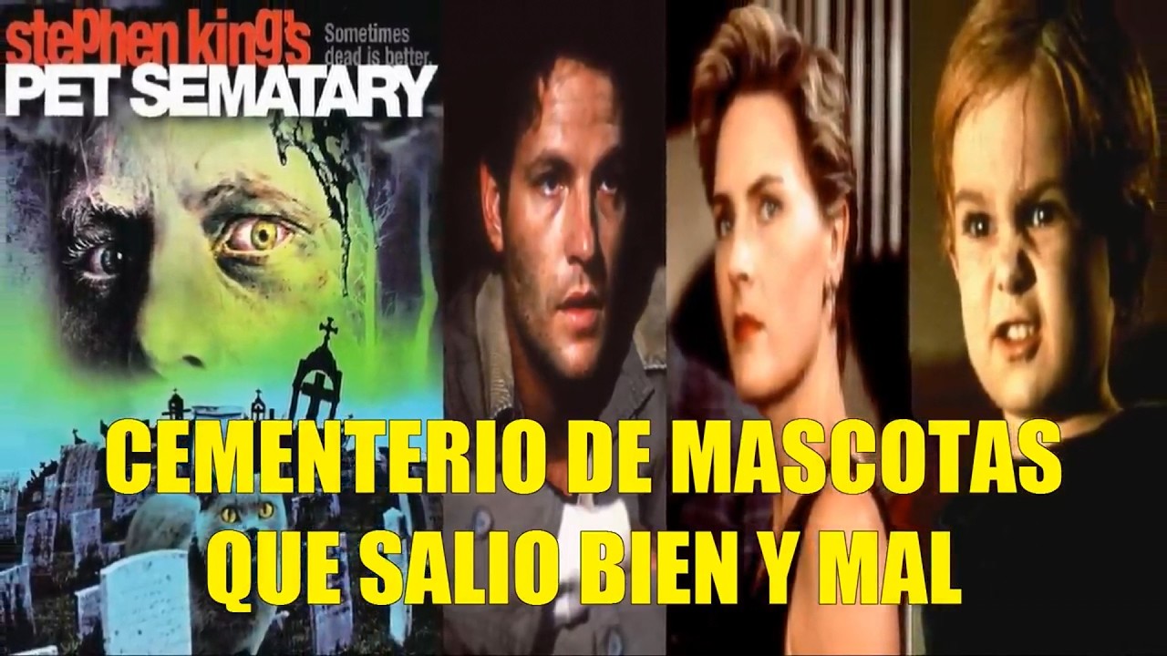 CEMENTERIO DE MASCOTAS QUE SALIO BIEN Y MAL RESEÑA RESUMEN CURIOSIDADES  PET SEMATARY 1989