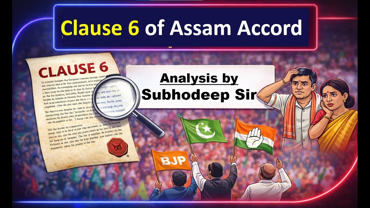 Clause 6 of Assam Accord | APSC Coaching | APSC Coaching in Guwahati | APSC & UPSC