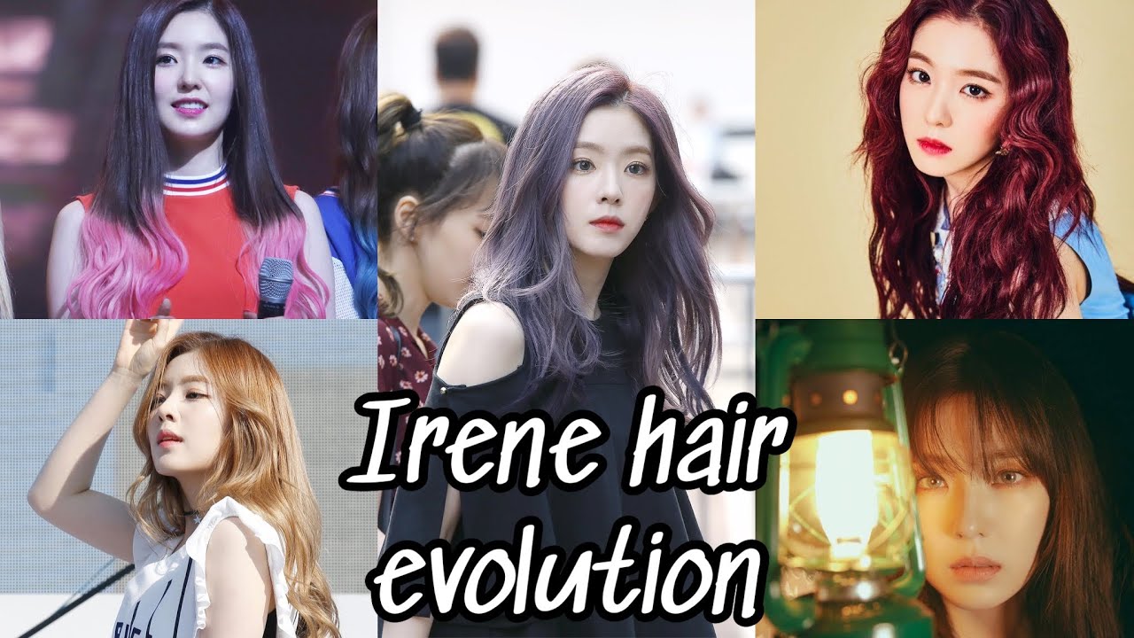 Red Velvet Irene hairstyle evolution