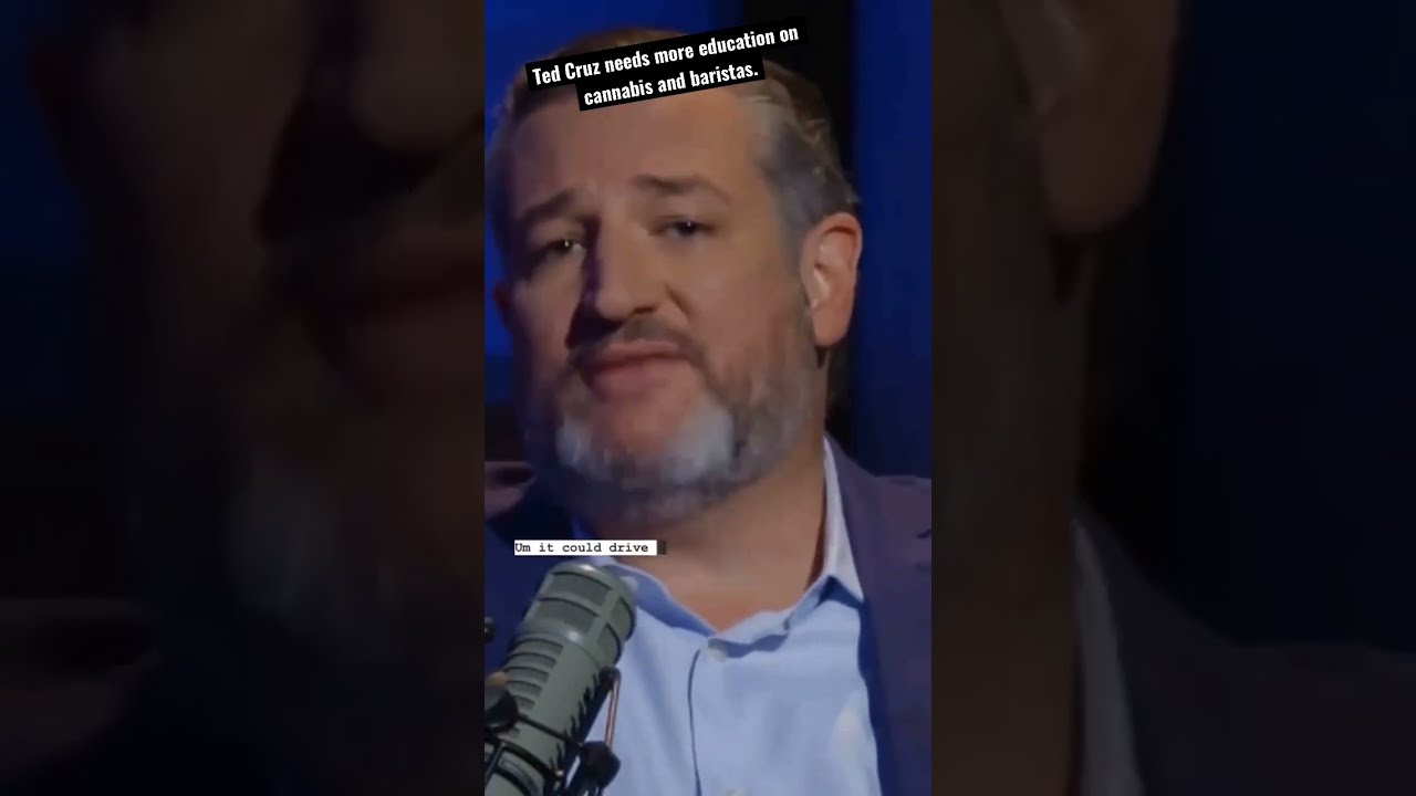 #shorts Ted Cruz needs more education on cannabis and baristas.