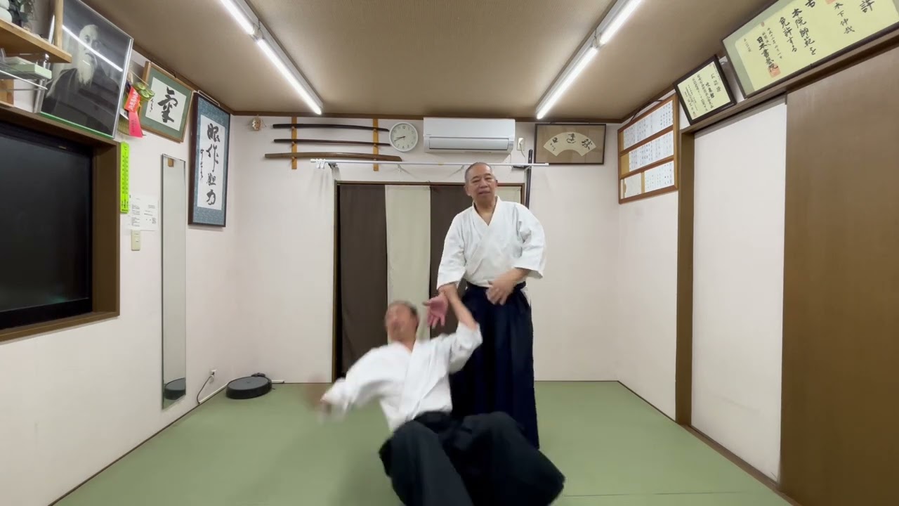 #合気道 #諸手取り呼吸投げ