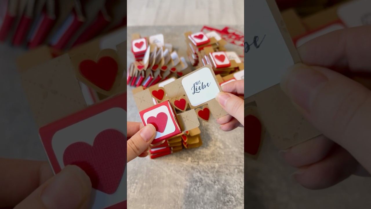 &hearts;️ Das ultimative Valentins Projekt 😅 #bastelideen #craft #basteln #bastelnmitpapier