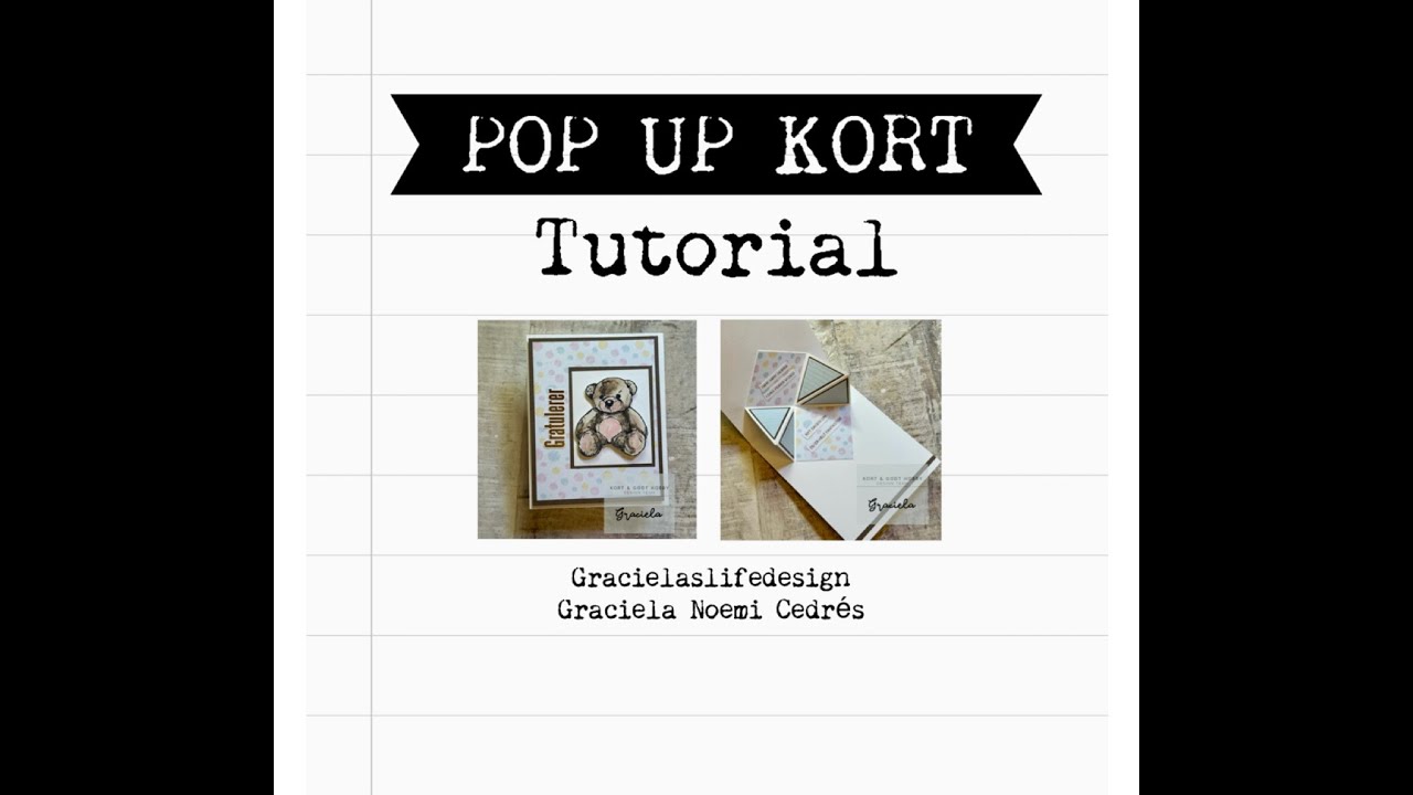 POP UP KORT - TUTORIAL