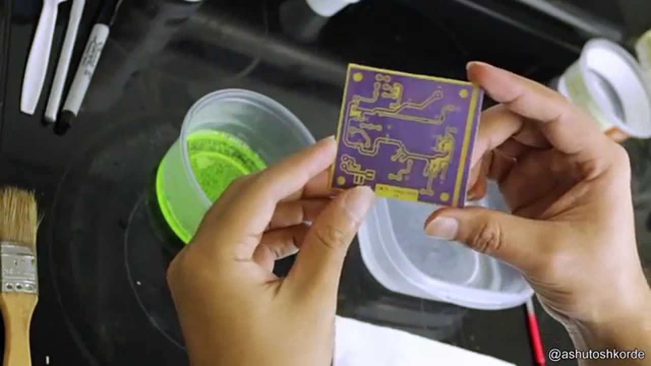 Make PCB in less than 30 mins (Part 1) - Exposing and Etching