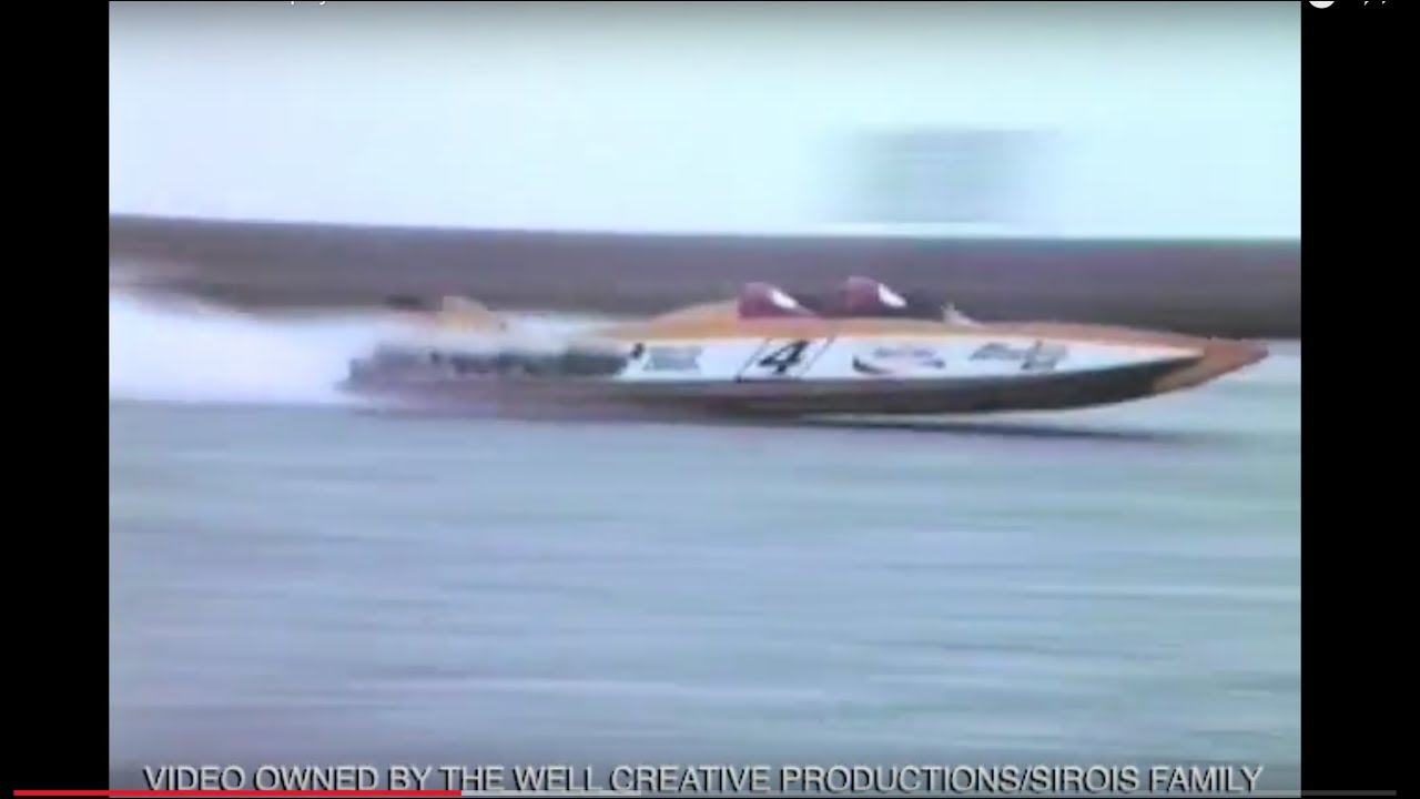 Sirois home video of Popeyes World Record Run. Boat Then Burns.