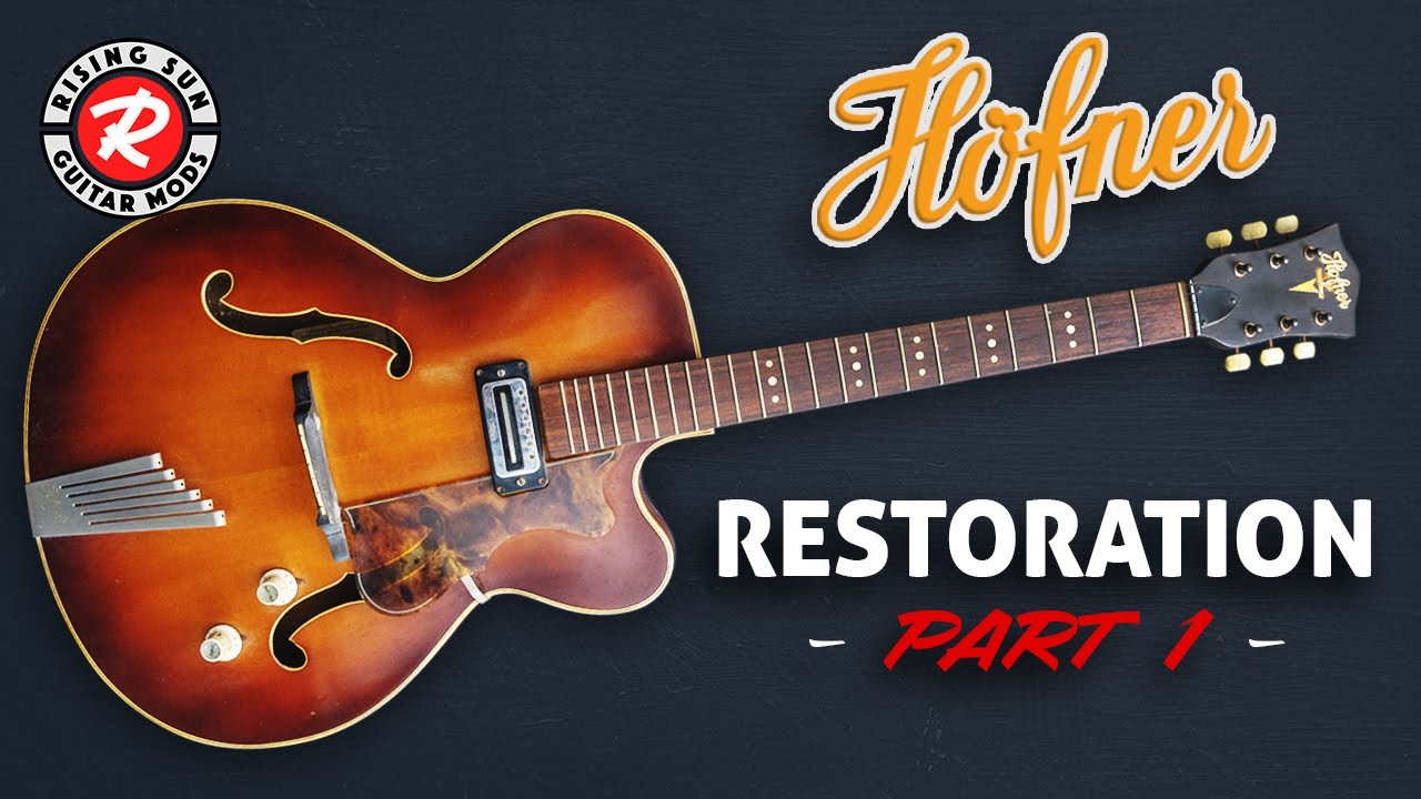 1965 Hofner Senator Vintage Guitar Restoration | Episode 01