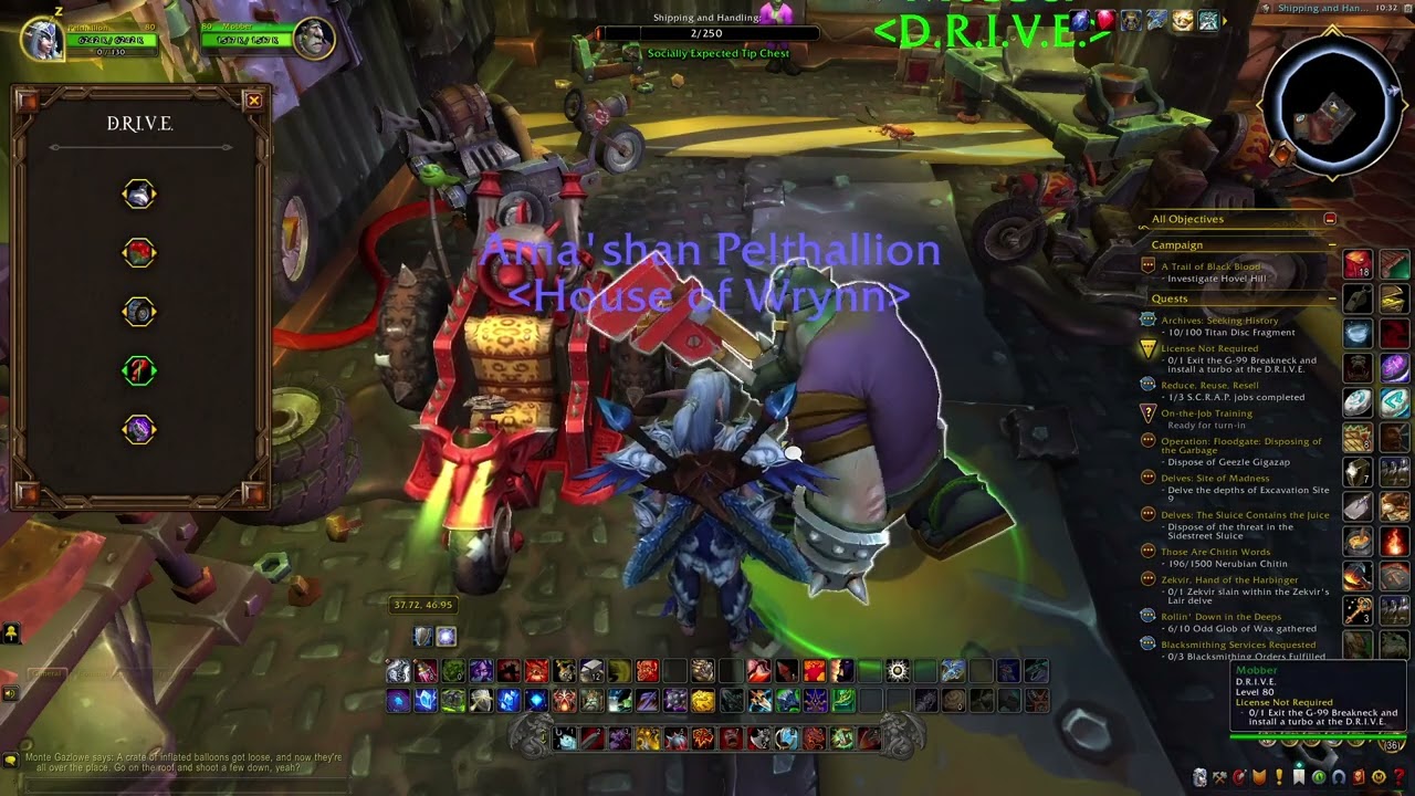 WoW:  The War Within - The G-99 Breakneck and D.R.I.V.E.