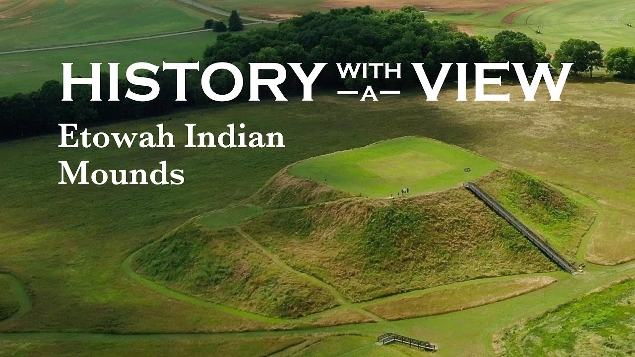 Etowah Indian Mounds - Scenic aerial views & history of Georgia's Ancient Land in Cartersville