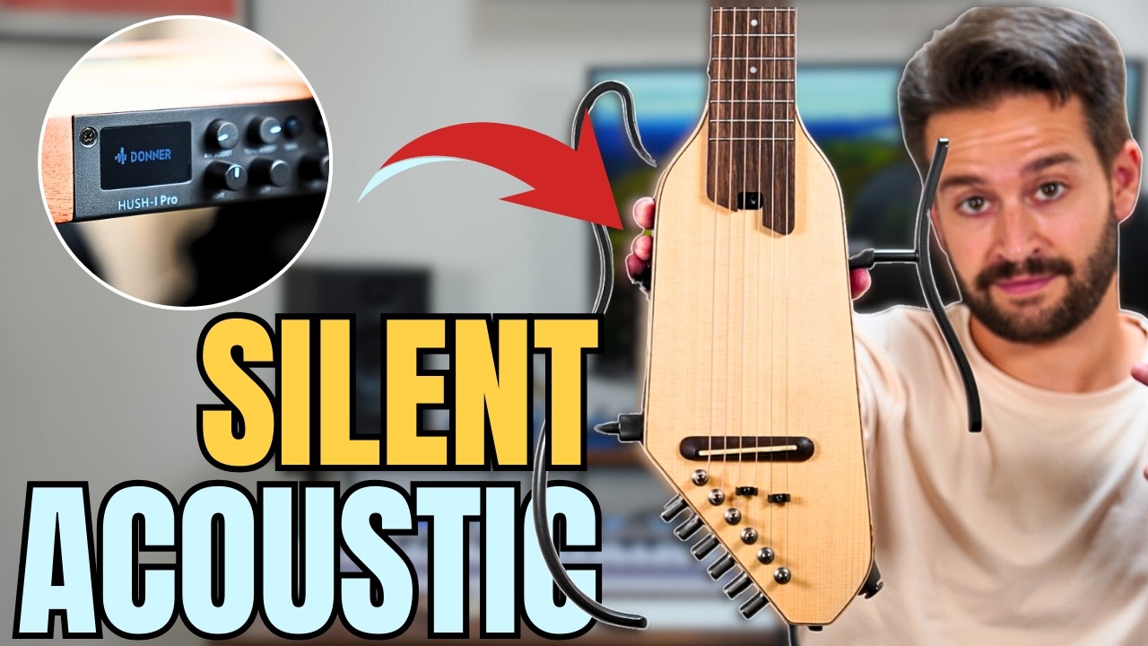 The PERFECT Silent & Travel Acoustic Guitar | Donner HUSH-I Pro Travel Guitar Honest Review & Demo