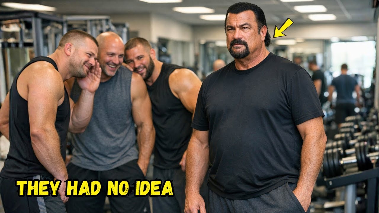 GYM MEMBERS UNDERESTIMATED A QUIET MAN — THEY DIDN’T KNOW HE WAS STEVEN SEAGAL.