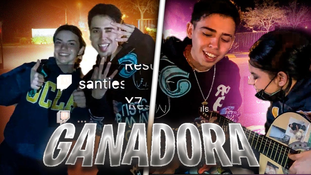 LUCK RA VISITA GANADORA DEL CONCURSO DE TALENTOS (CANTAN-LE DA EL PREMIO)