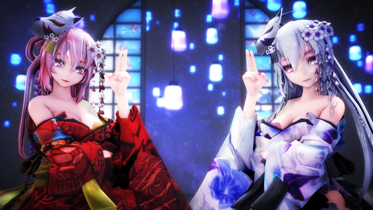【MMD】宵々古今 -YoiYoi Kokon-【Luka×Haku】
