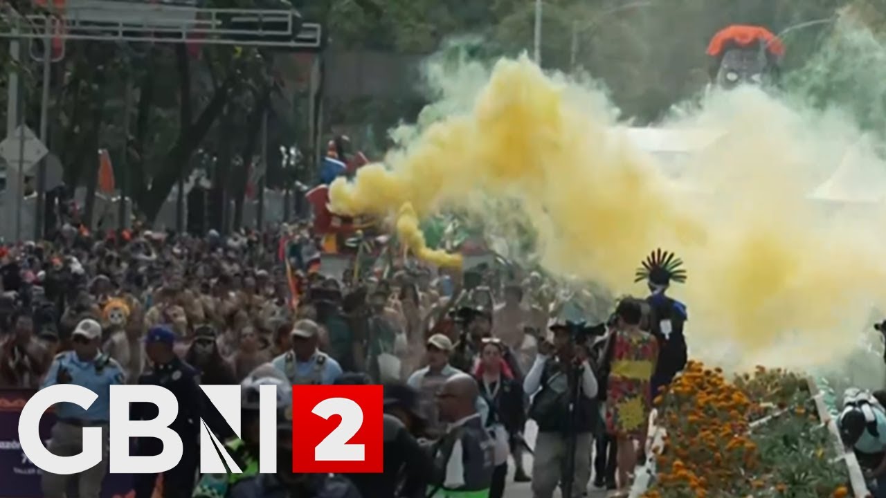 WATCH: Day of the Dead parade in Mexico City