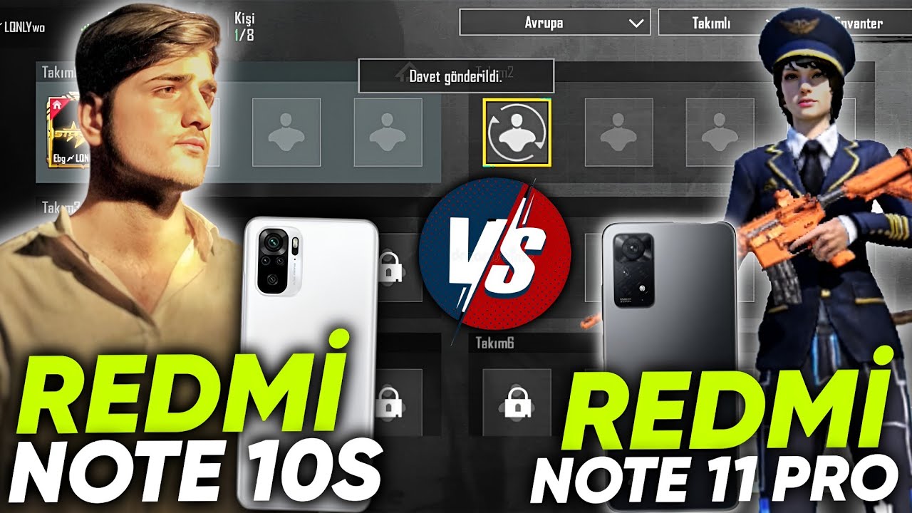 REDMİ NOTE 10S VS REDMİ NOTE 11 PRO 🔥 KİM KAZANDI ? | PUBG MOBİLE