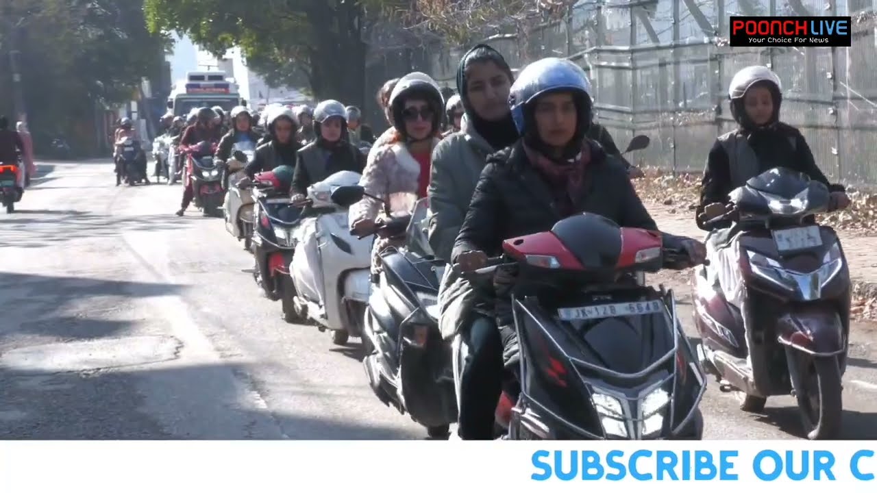 Poonch Celebrates 10 Years Of Beti Bachao Beti Padhao Scheme With Grand Scooty Rally