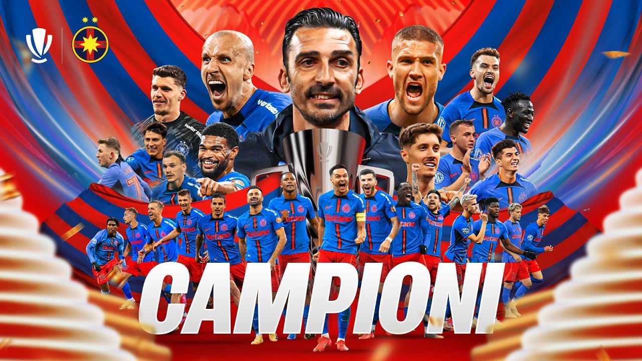 LIVE! Festivitatea de premiere a campioanei Superligii 2024-25: FCSB!