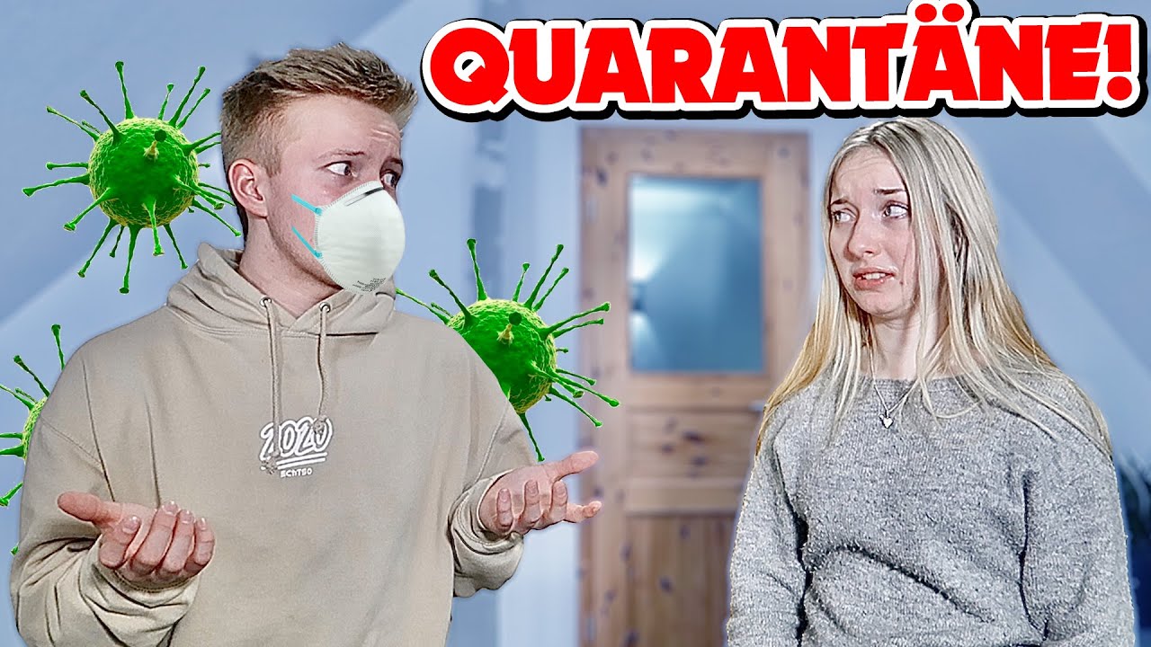 Ich sage meiner Freundin, dass ich in Quarantäne muss.. **total traurig** @Chrissi