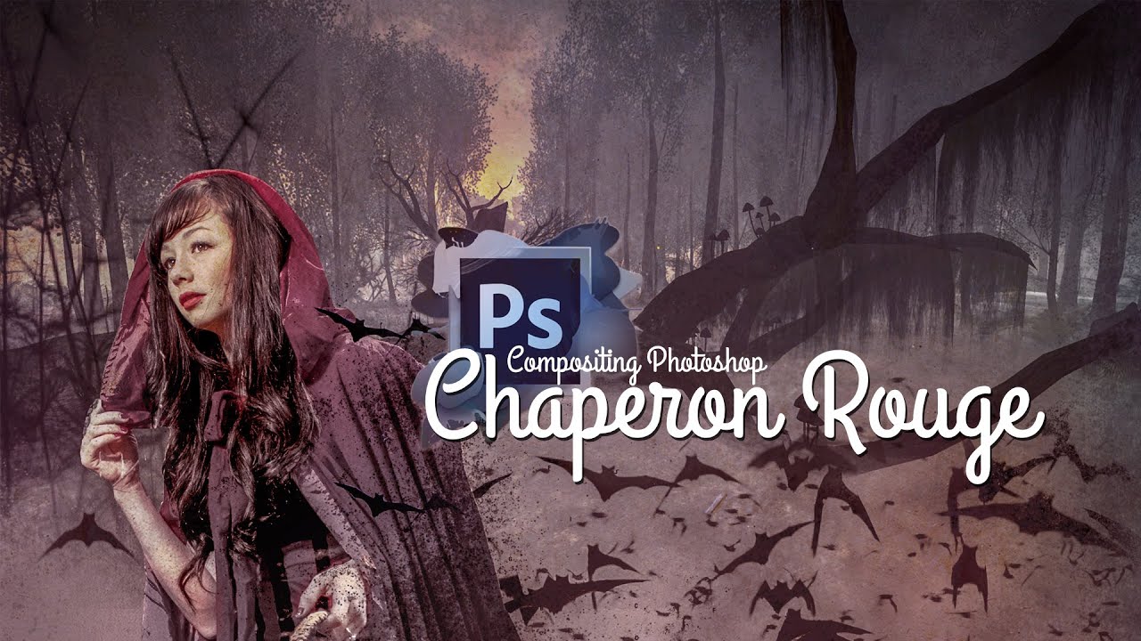 [TUTO] PHOTO MONTAGE SURREALISTE CHAPERON ROUGE AVEC PHOTOSHOP