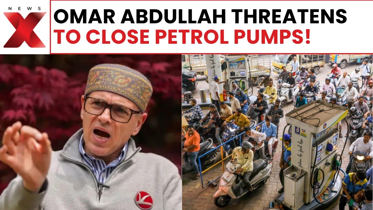 Omar Abdullah warns: Stop camping or I&rsquo;ll close all petrol pumps | NewsX