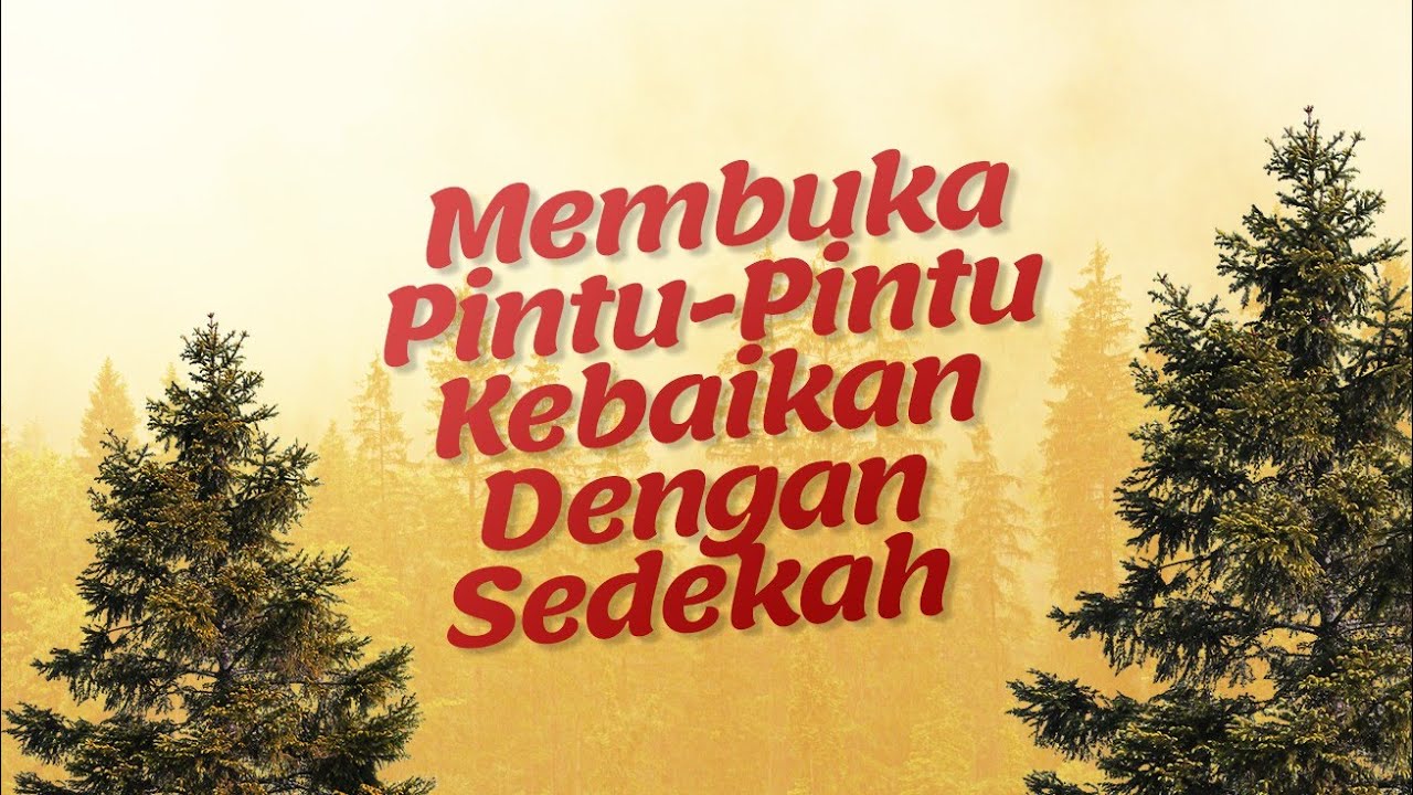 Membuka Pintu-Pintu Kebaikan dengan Sedekah