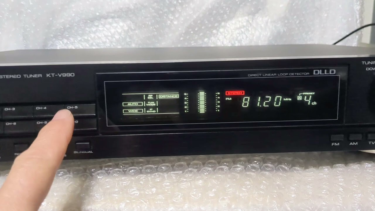 KENWOOD AM/FMステレオチューナー KT-V990