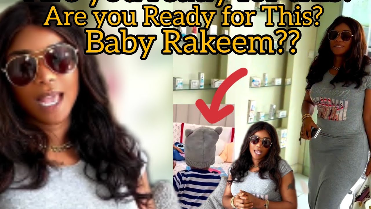 Excited Iyabo Ojp finally  made it open :  special announcement 💃💃About Baby Rakeem  It is time  