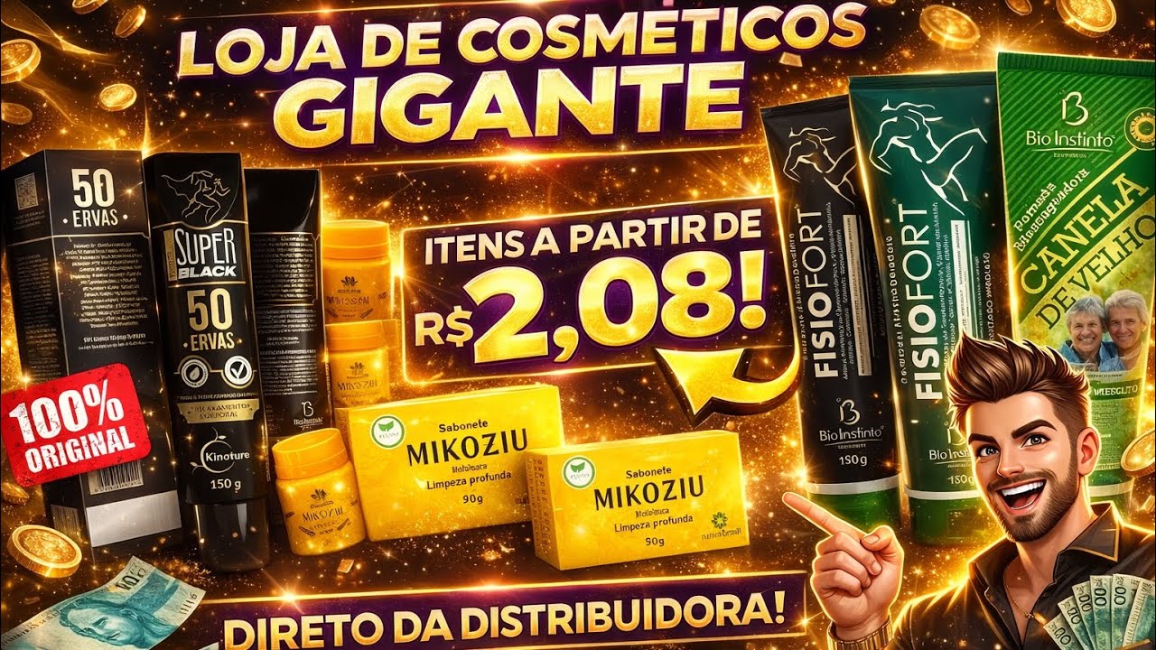 APENAS R$2,08 QUER LUCRAR? ENTÃO COMPRA AQUI! PREÇO BAIXO, QUALIDADE ALTA E GIRO RÁPIDO