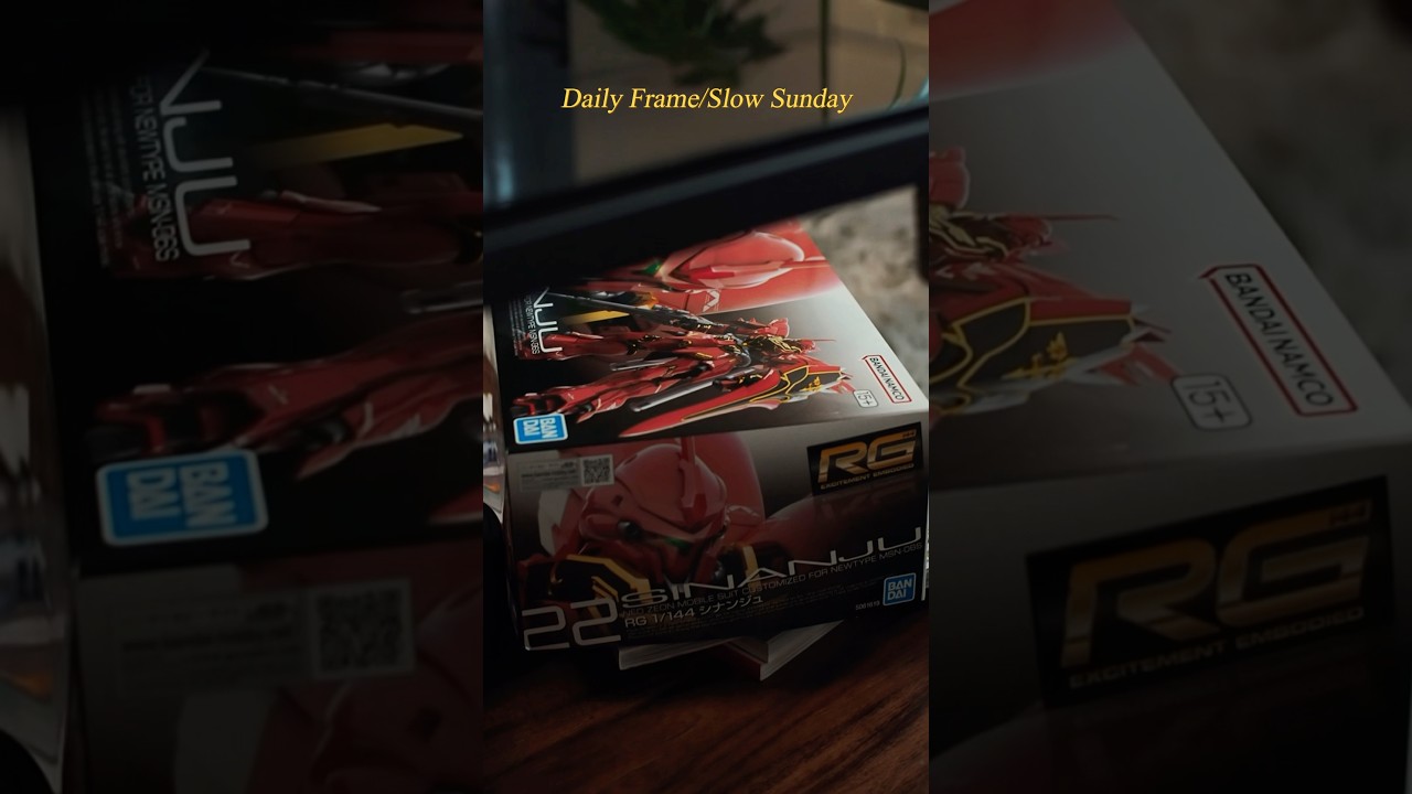 POV: A late Sunday for Gunpla lover/RG Sinanju #gunpla #sinanju
