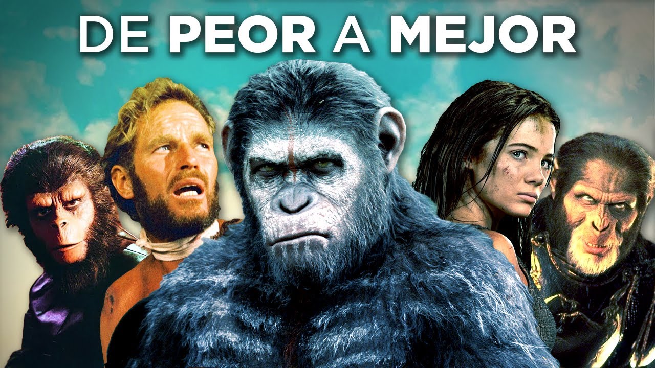 El Planeta De Los Simios de PEOR A MEJOR