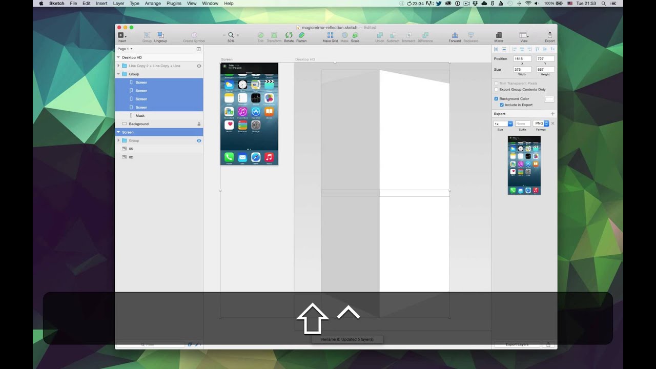 Magic Mirror for Sketch 3 Tips - Rename like boss with RenameIt