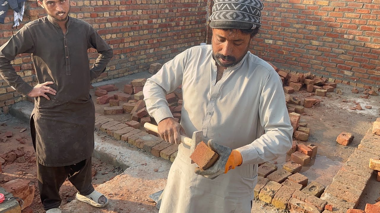 	Perfect Brick Masonry & Smooth Finishing Work | Amazing Rang O Sari Work