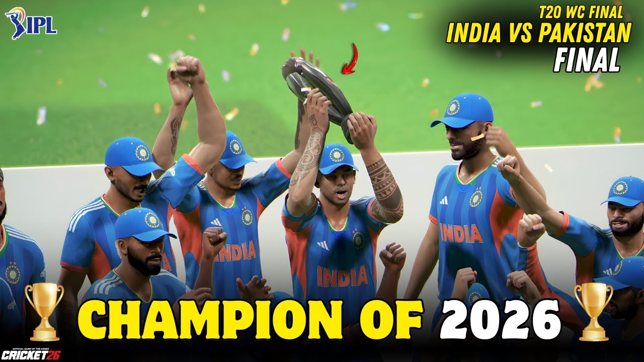 🏆😱 INDIA LIFT THE T20 WC! IND vs PAK FINAL Thriller 🔥 | Cricket 26