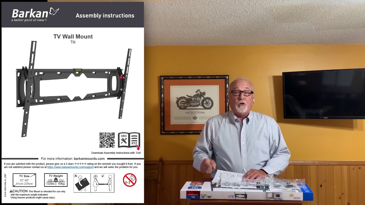 Barkan Tilt TV Wall Mount Line
