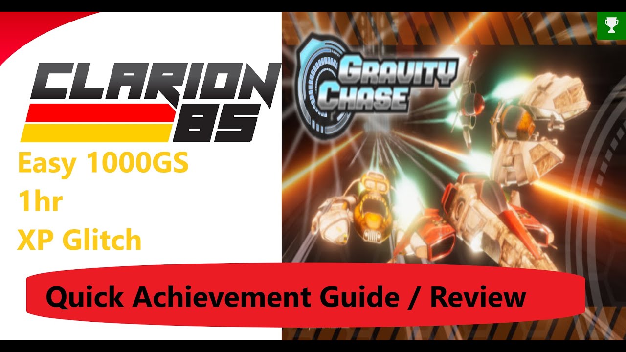 Gravity Chase Achievement Guide Easy 1000GS