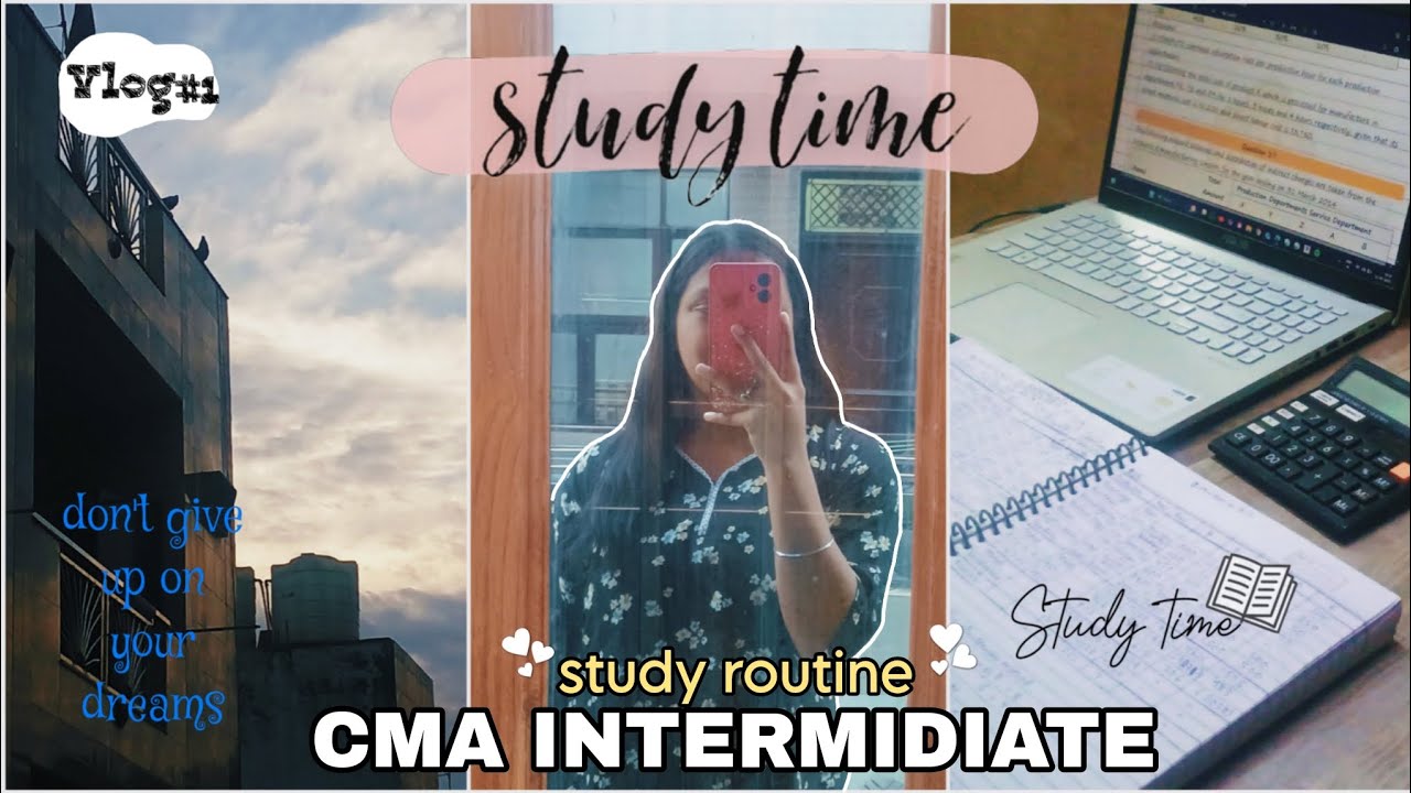 Day in a life of a CMA ASPIRANT | Productive study vlog 📚 + completing my backlogs ✨