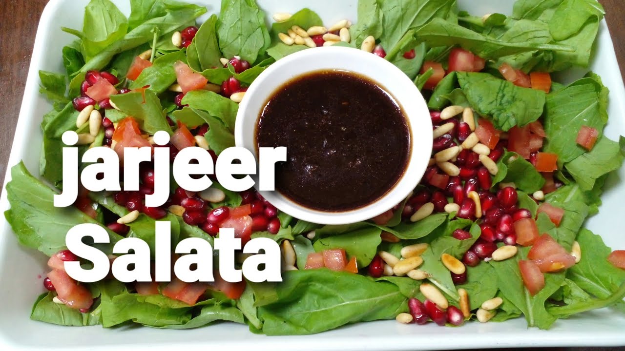 Arugula/Jarjeer salad | Arabic food | easy recipe