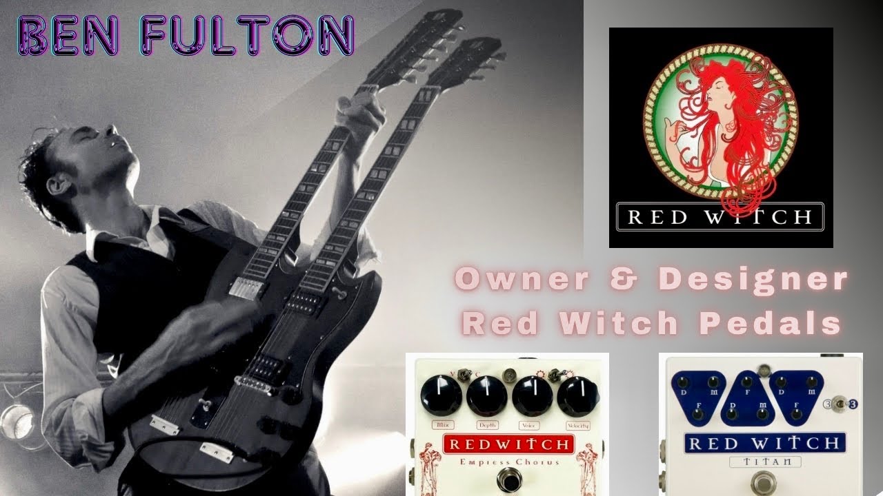Guitar Daily Live - Guest Ben Fulton from Red Witch Effects Pedals. Q&A Guitar Hang. Ep255