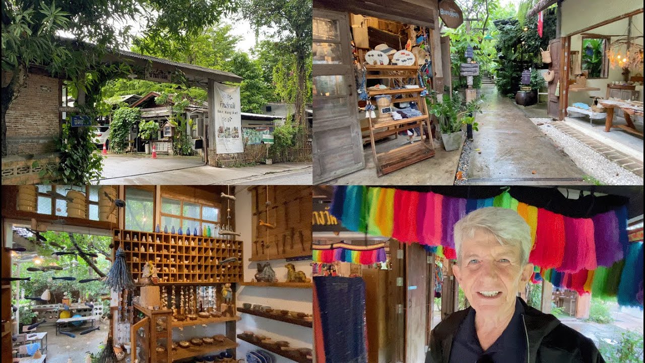 Secret Hidden Attractions in Chiang Mai Artisan Village Baan Kang Wat บ้านข้างวัด