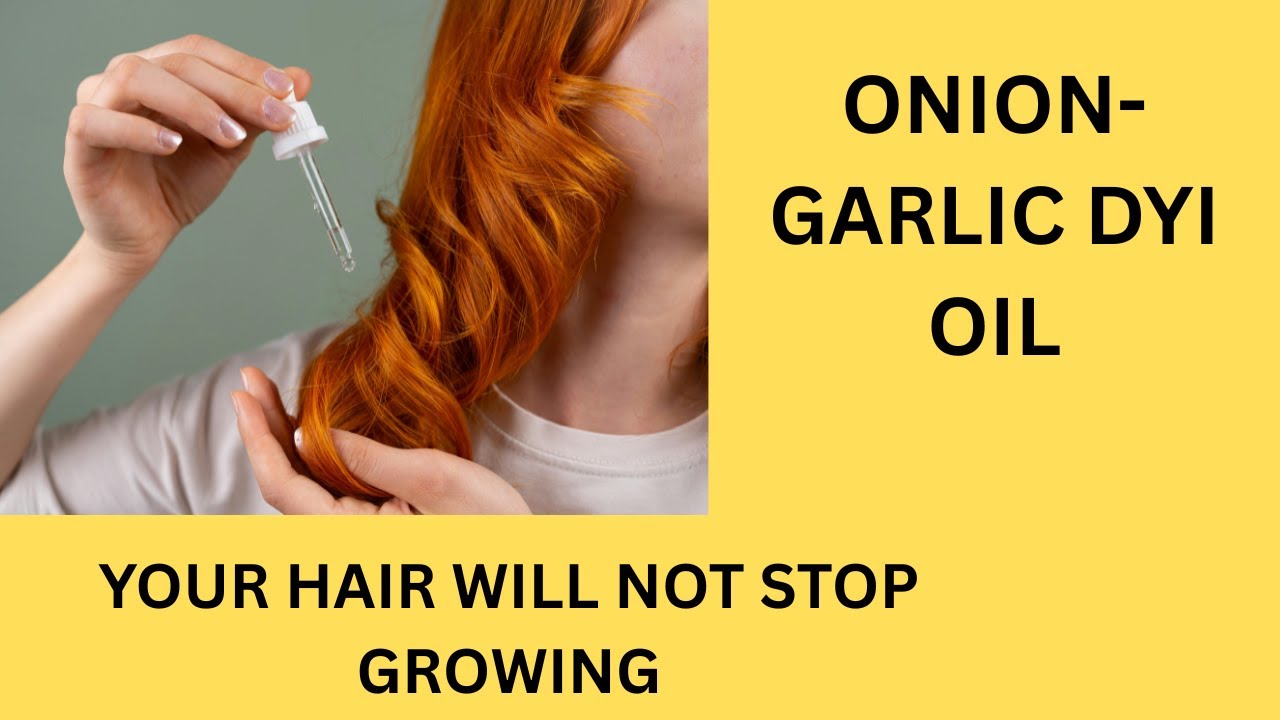 DIY Onion-Garlic Hair Oil for Luscious Locks!