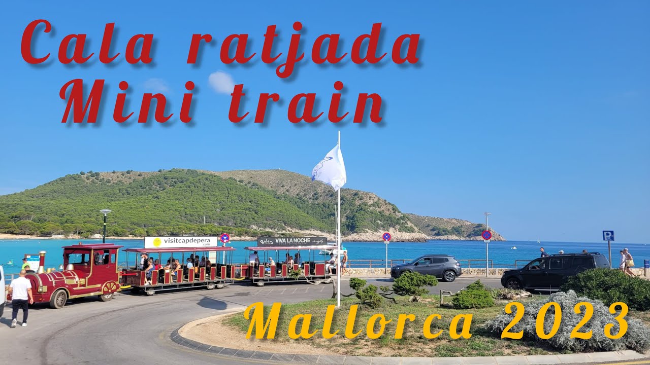 Mallorca Cala Ratjada Mini Train Cala Agulla 2023 4K