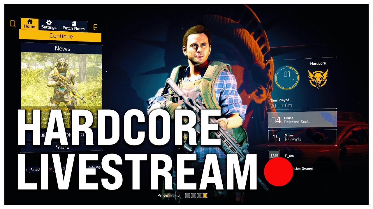 Solo Hardcore from 0 to Solo Legendary - Episode 1 - The Division 2 Year 7 Hardcore Mode.