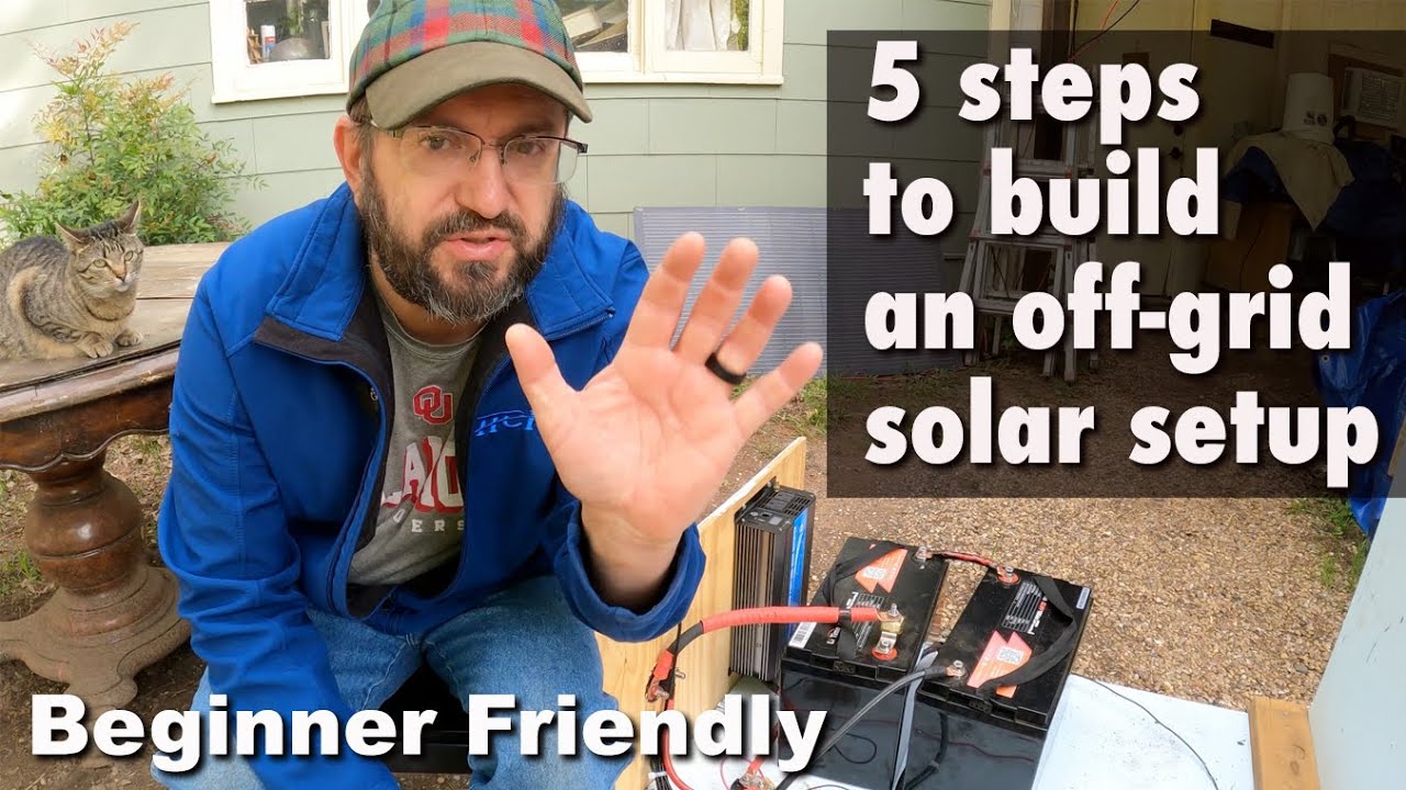 5 Steps to build a 12v LiFePO4 DIY off grid solar project. Start here before you build your project.