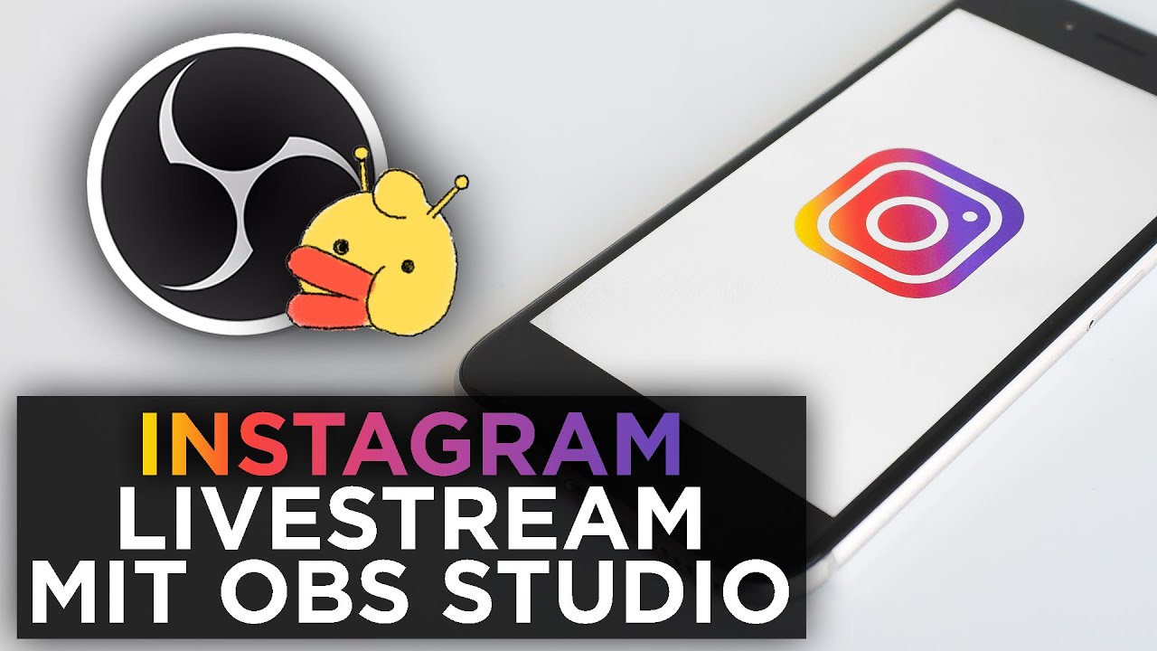 Instagram Livestream mit OBS Studio! | Tutorial (German | Deutsch)